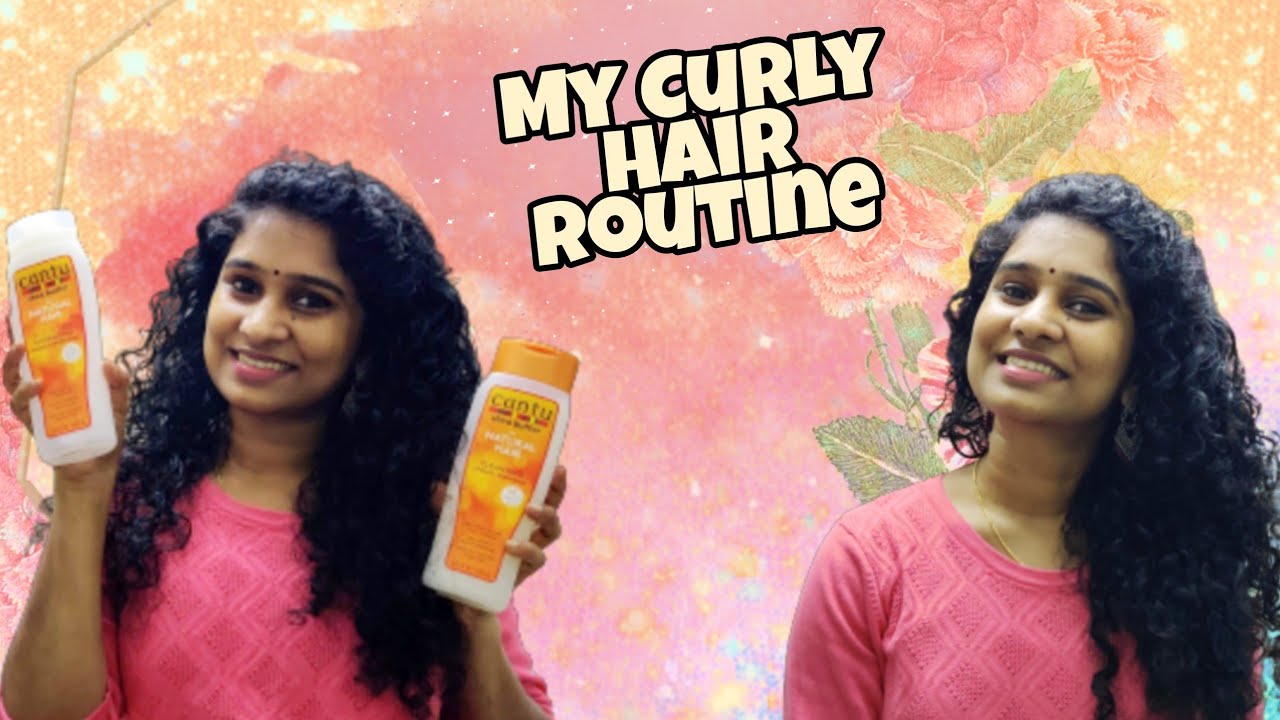 My Curly Hair Routine | #budgetfriendly products | Cantu Curl Activator #cgm #curlyhair #malayalam