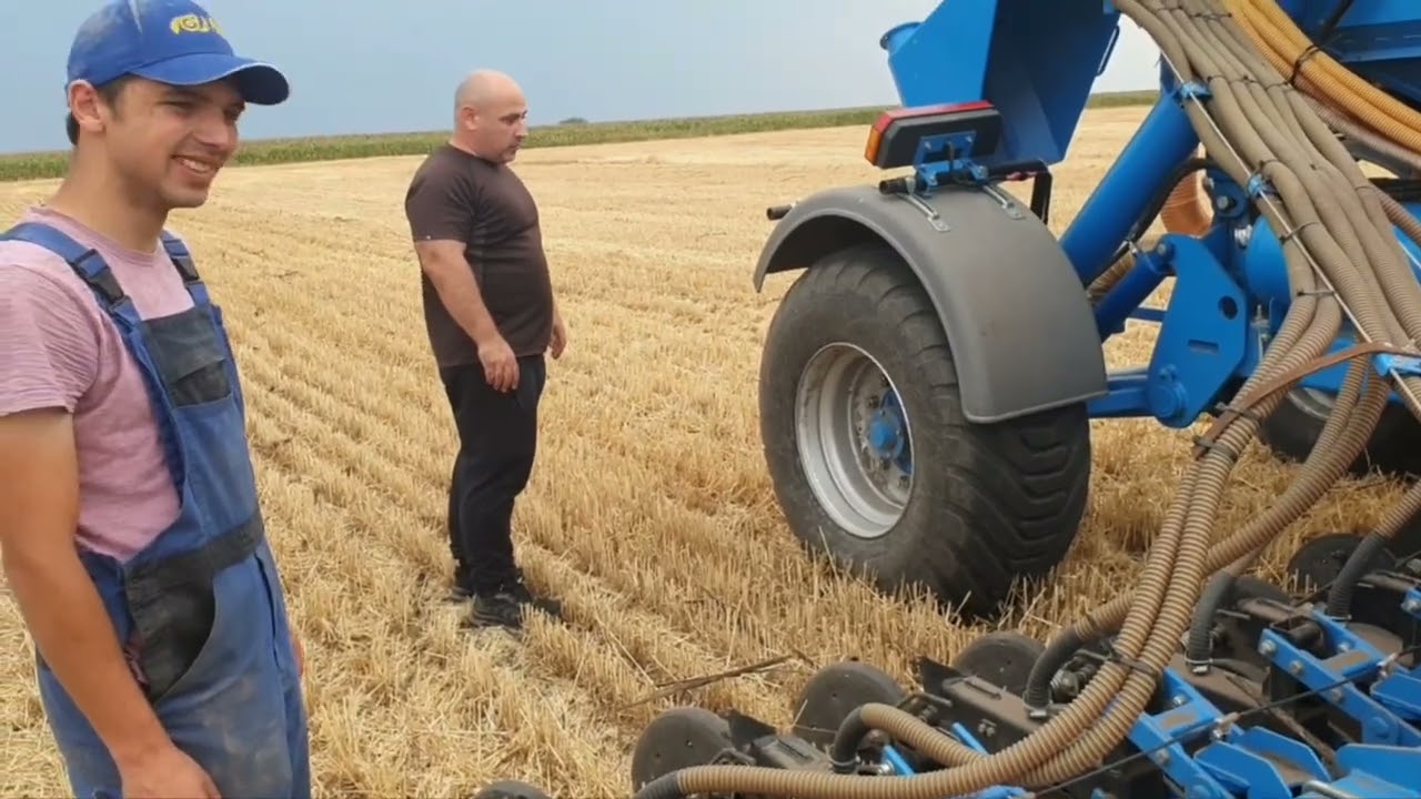 Налаштування сівалки СІЧ 6 на висів ріпака + розгортачі+ автопілот+ монодиск