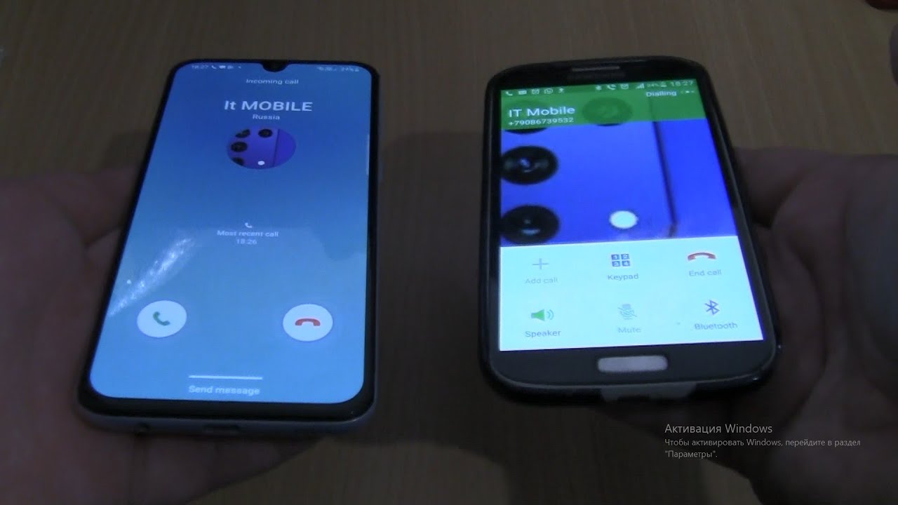 Over the Horizon Incoming call&Outgoing call at the Same Time Samsung Galaxy  A40+Samsung S4