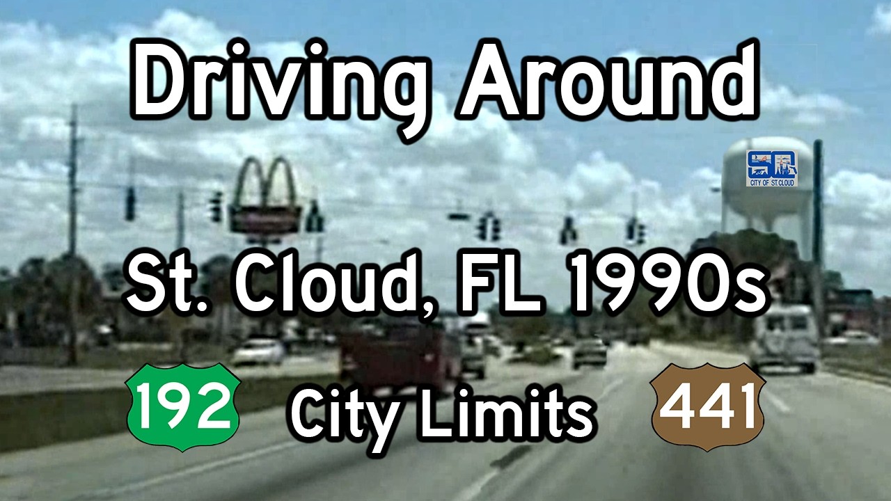 Driving St. Cloud, FL 1990s - City Limits