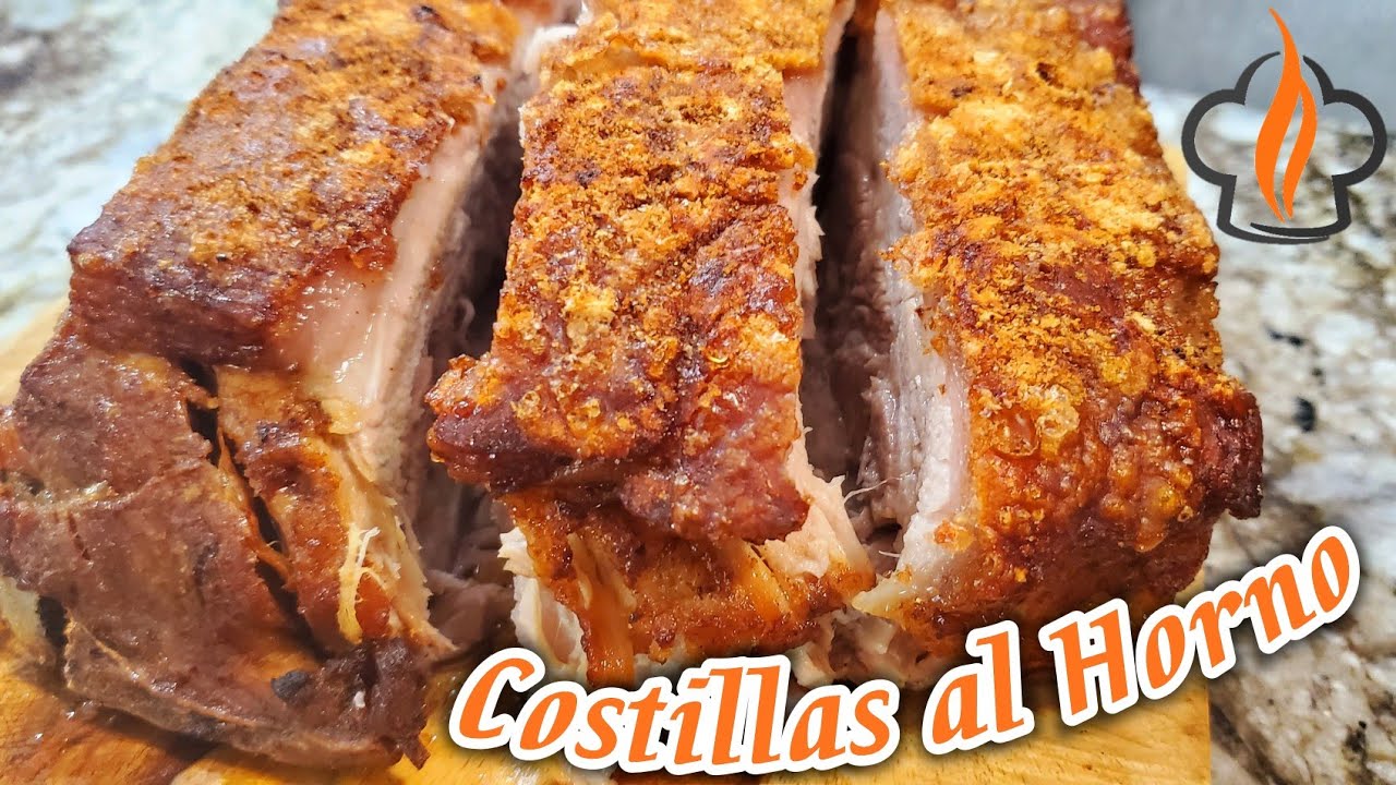 Costillas de Cerdo al Horno. No encontrarás otra igual | Jugosa por dentro y Crujiente por fuera.