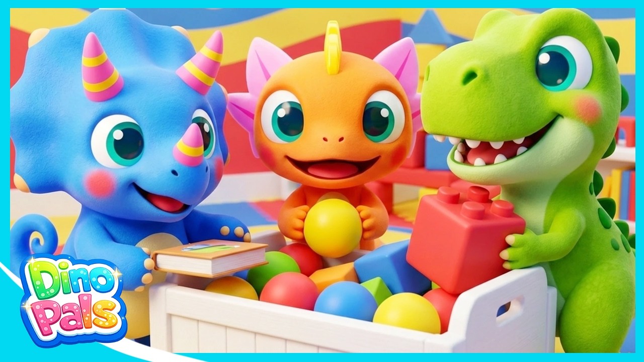 Tidy Up | After Playtime Song | DinoPals Songs | Songs for Kids
