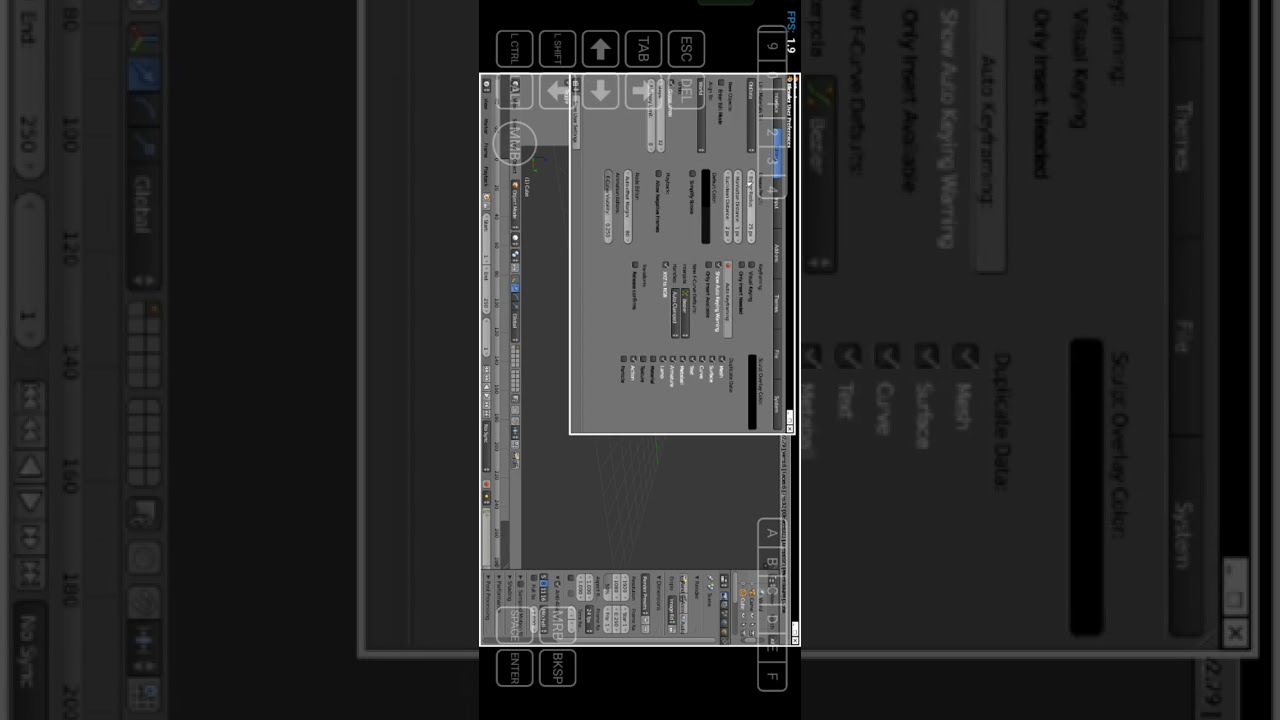 Winlator emulator mail MediaTek 6300 on blender running on mobile android