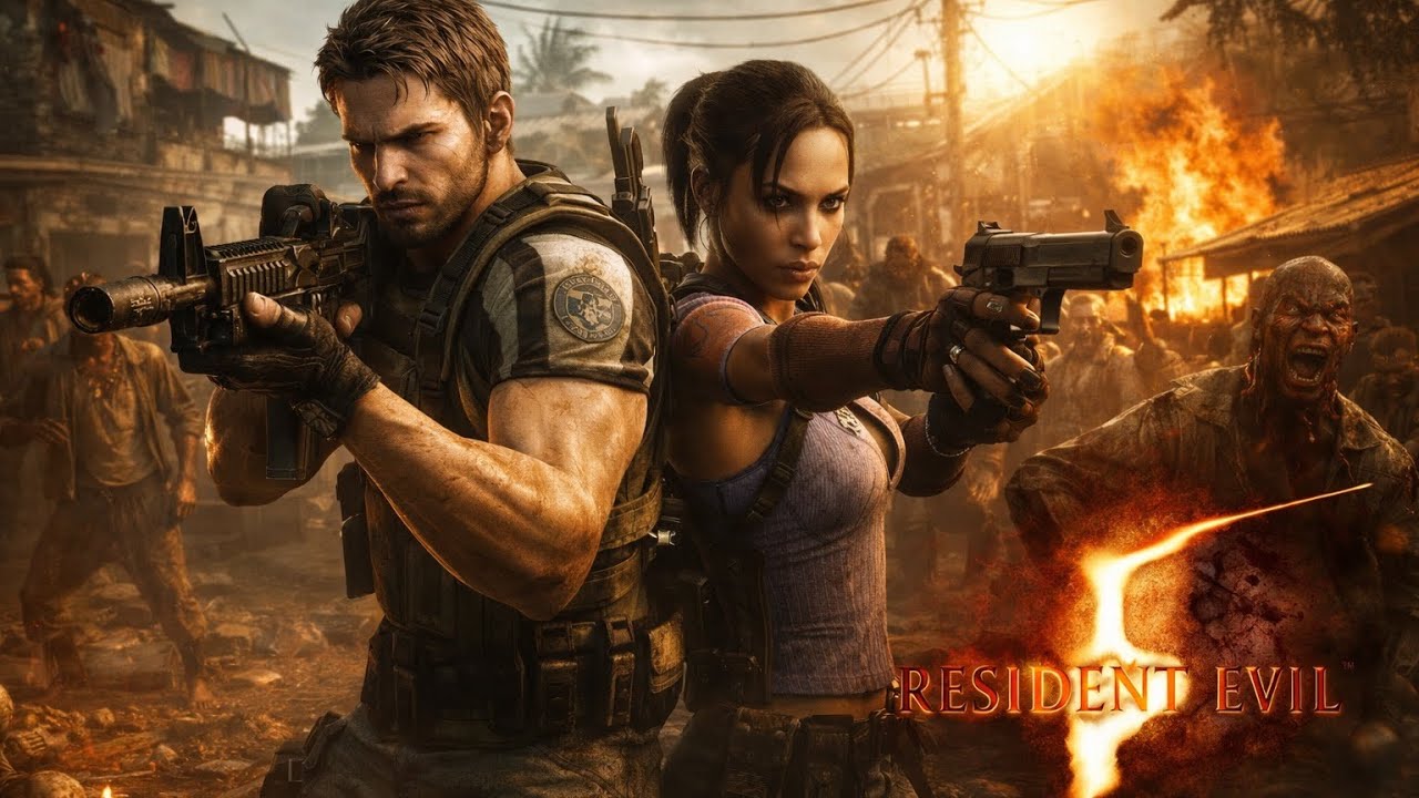 RESIDENT EVIL 5 DUBLADO E LEGENDADO PORTUGUÊS: FULL GAMEPLAY #residentevil 