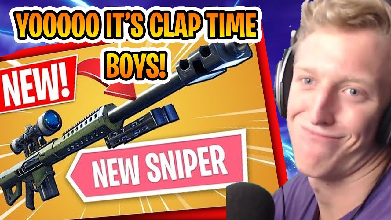 Tfue REACTS!!! to New Sniper Rifle (SEASON 5)