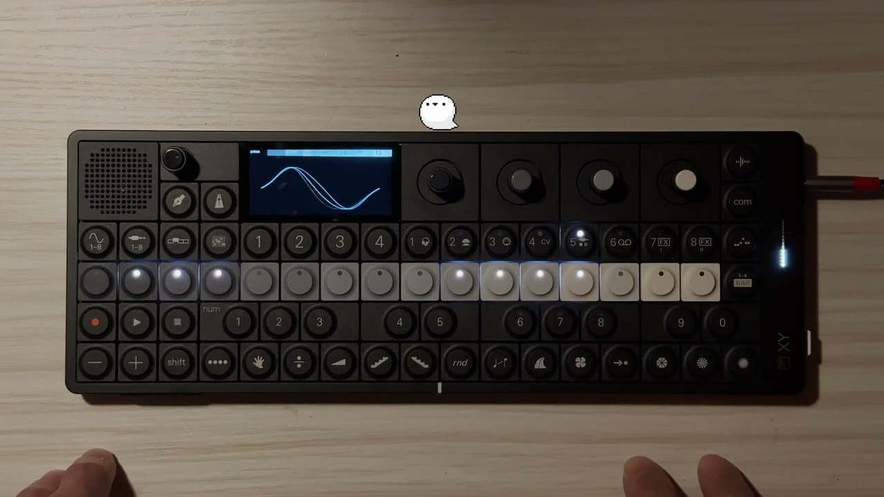 Teenage Engineering OP-XY Techno with ghost