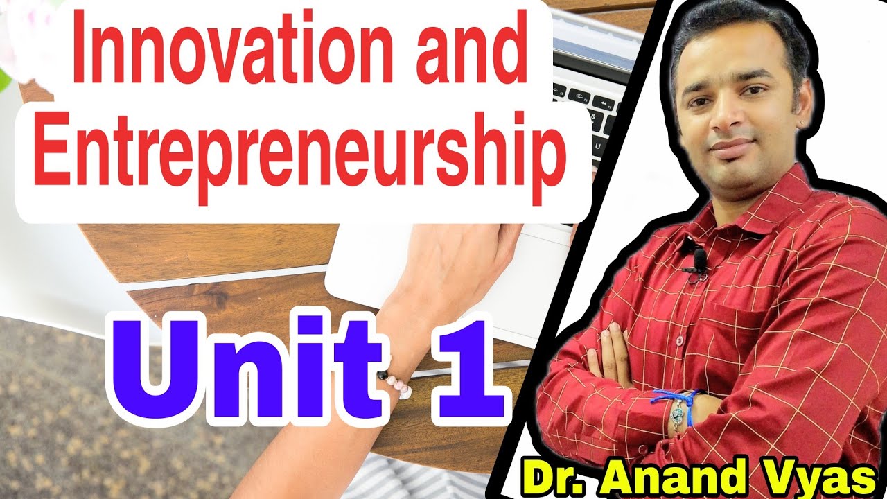 innovation and entrepreneurship | AKTU | Complete Revision Unit 1 | MBA
