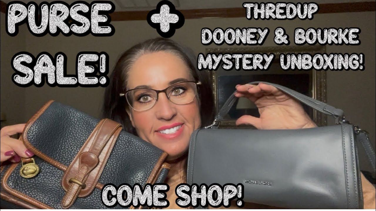 PURSE SALE & ThredUp Dooney & Bourke Mystery Unboxing! MK, Hobo #pursesale #dooney&bourke #thredup 