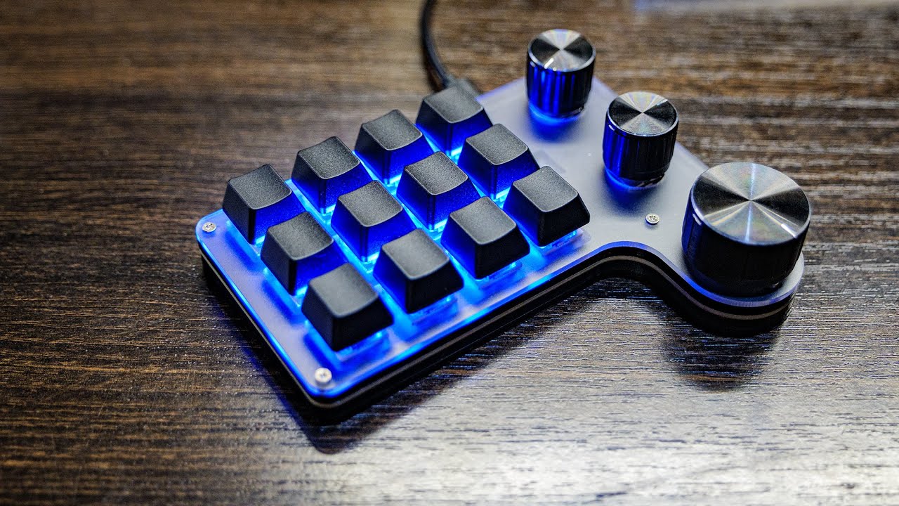 Mini keyboard II Мини клавиатура II 12 клавиш и 3 ручки