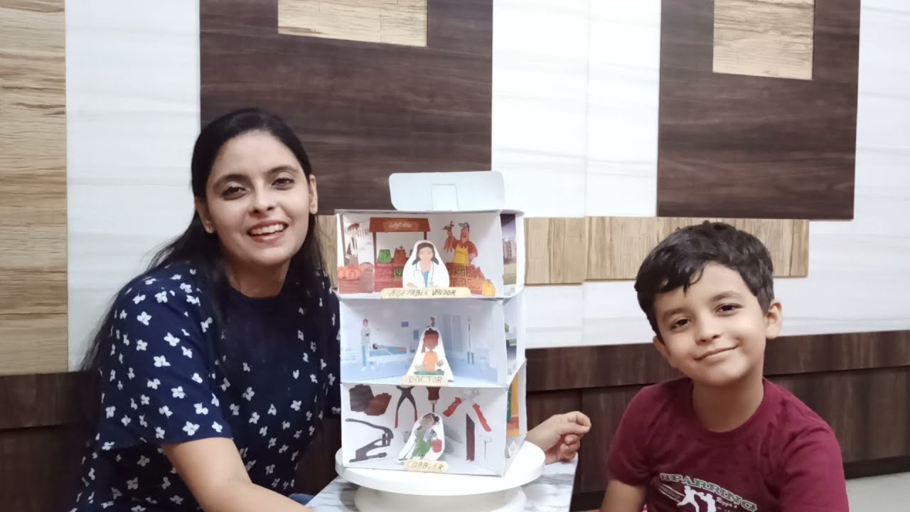 School Project Ideas I Environmental Science Project I Community Helpers Model