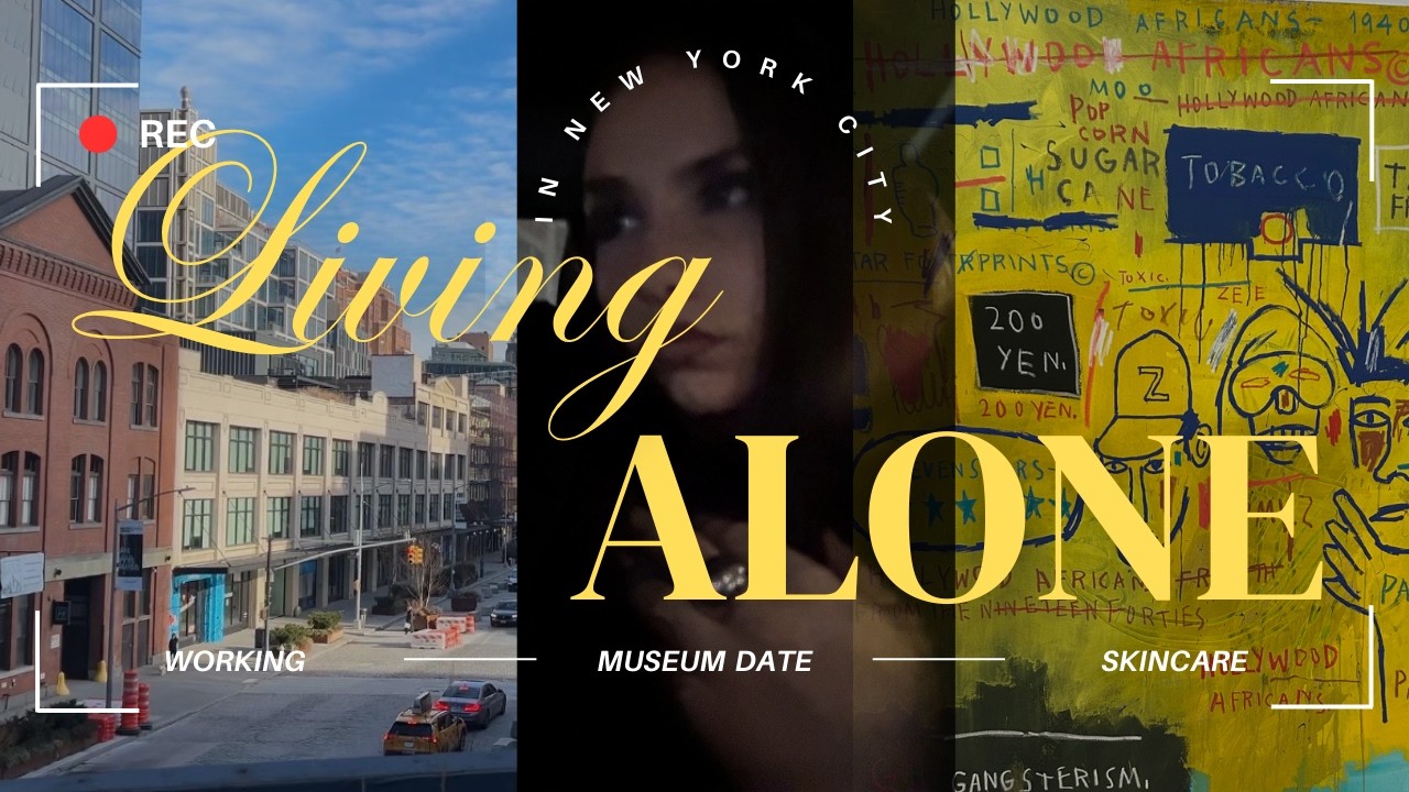 Living Alone in NYC | Solo Museum Date, Soho Work Day, Skincare & Night Out