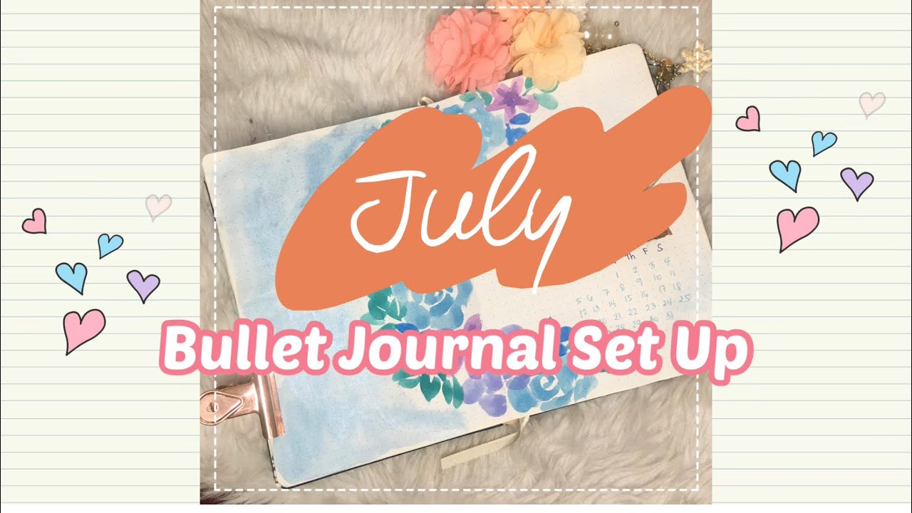 July 2020 Bullet Journal Set Up | The Heart Project Ph