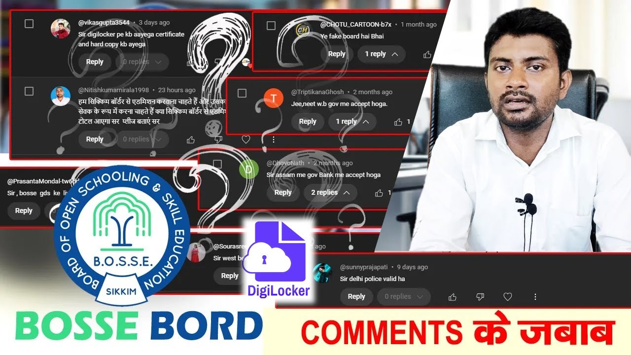 BOSSE Board Eligibility analysis | Sikkim board approvals | DIGILOCKER UPDATE