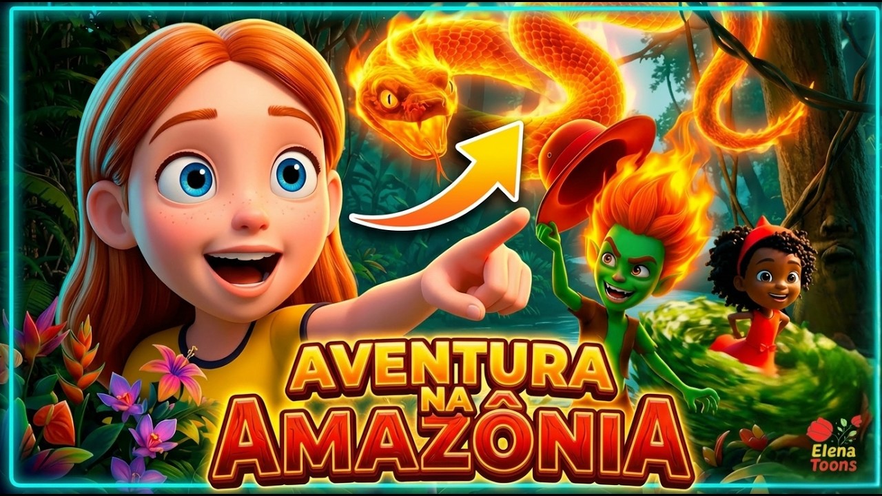 Saci, Sereia, Boitatá e Curupira: Aventura Musical na Amazônia! 🇧🇷✨