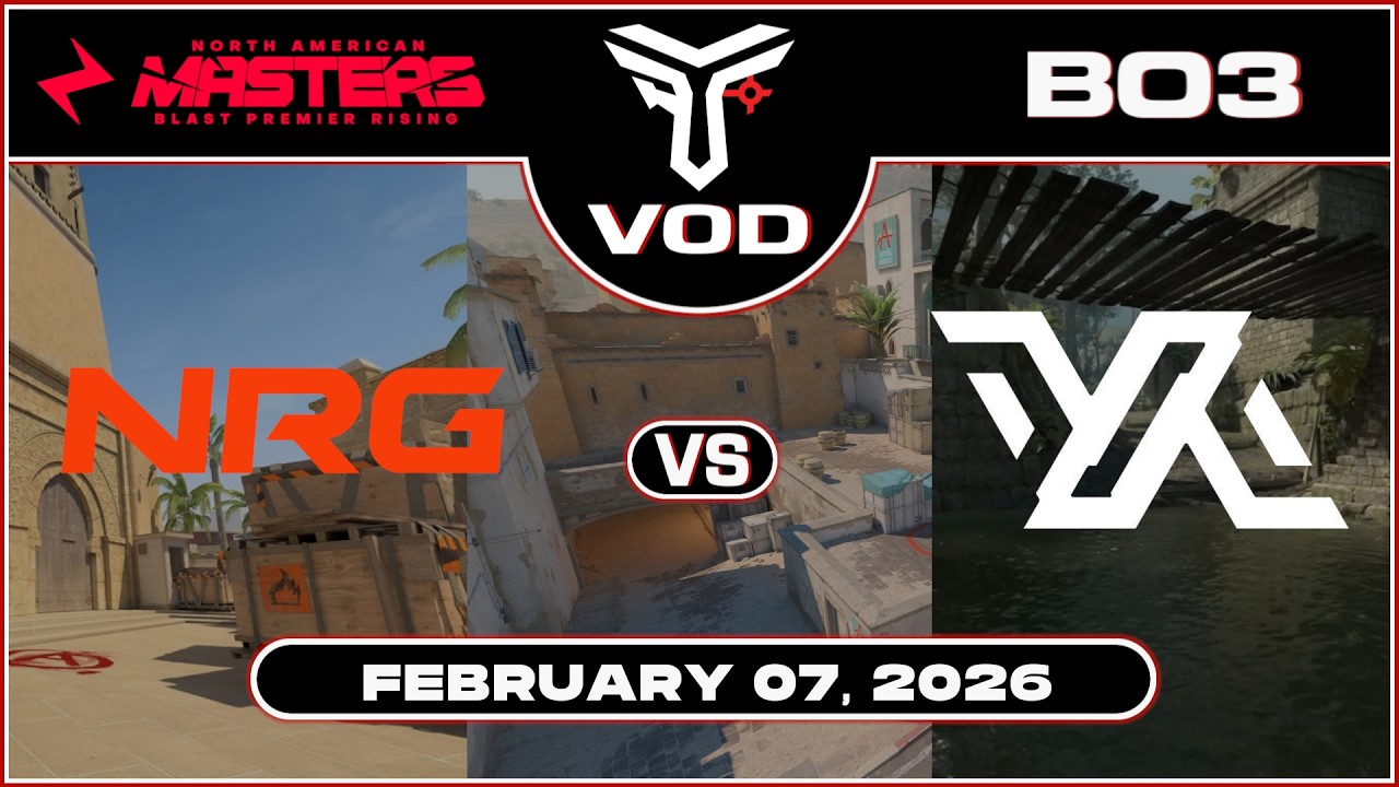 NRG vs Voca | Ace NA Masters 2026 Season 1 - BLAST | #BO3 | @TrottahCS [ #cs2 #vod ]