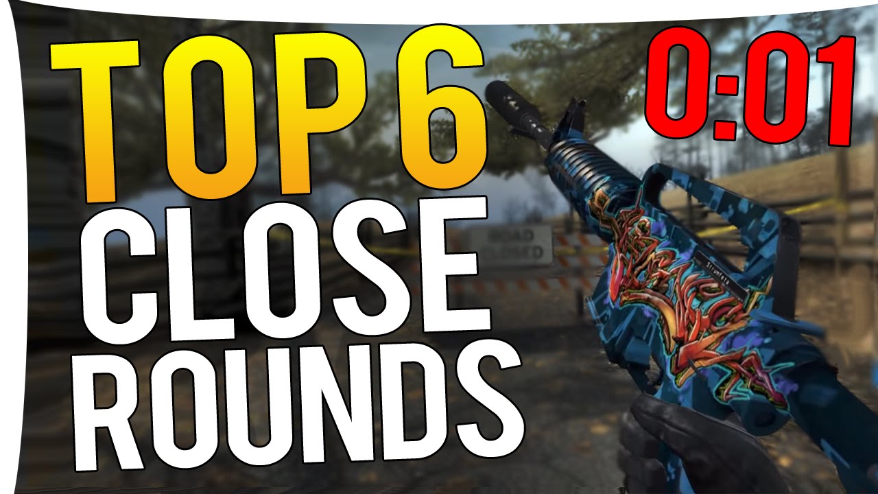 CS:GO - Top 6 MOST INTENSE CLOSE ROUNDS OF ALL TIME!