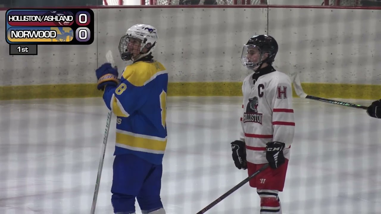 Holliston/Ashland High School Boys Varsity Hockey vs Norwood (January 31st, 2026)