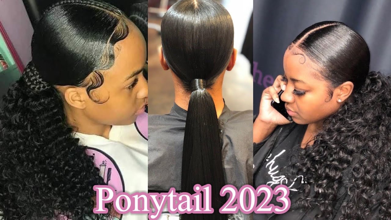 Bridal Ponytail hairstyles For Matured Ladies This 2023 | Hairstyles For 2023 Black Ladies