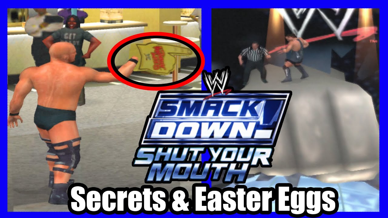 15 Awesome Secrets & Easter Eggs In WWE Smackdown Shut Your Mouth
