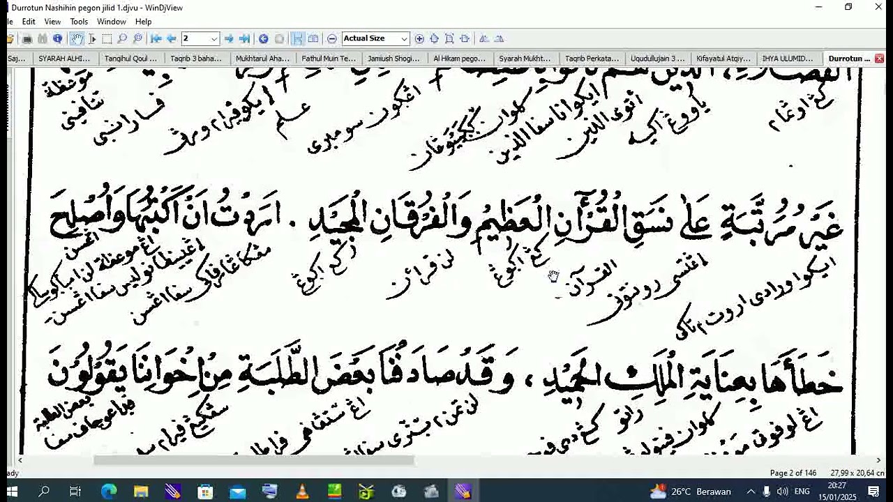 01. Ngaji Kitab Durrotun Nashihin Makna Gandul Pegon bagian 1