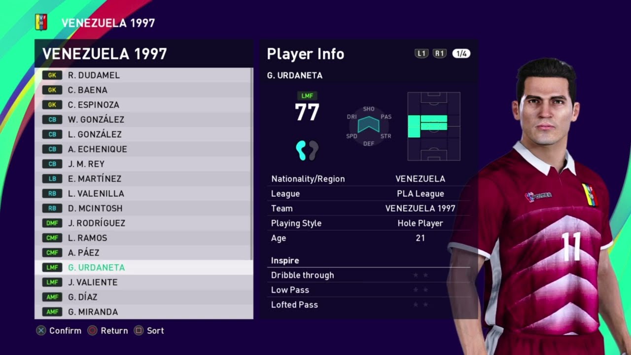 VENEZUELA 1997 - COPA AMERICA BOLIVIA 1997 - GROUP B - PES 2021 PS4