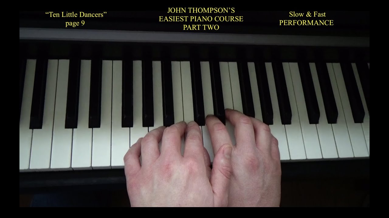 Ten Little Dancers – John Thompson’s Easiest Piano Course Part 2 Tutorial