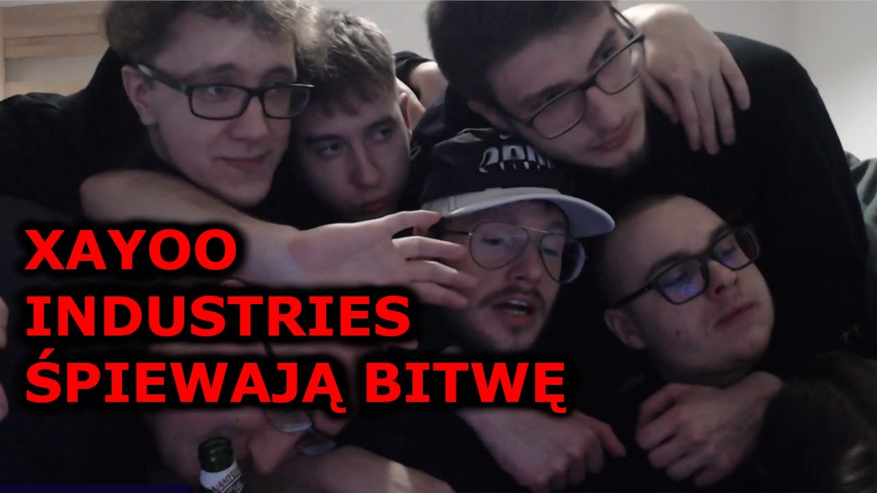 XAYOO INDUSTRIES śpiewają szantę BITWA (Xayoo, Popo, Mokry Suchar, Holak i inni) - drunk stream