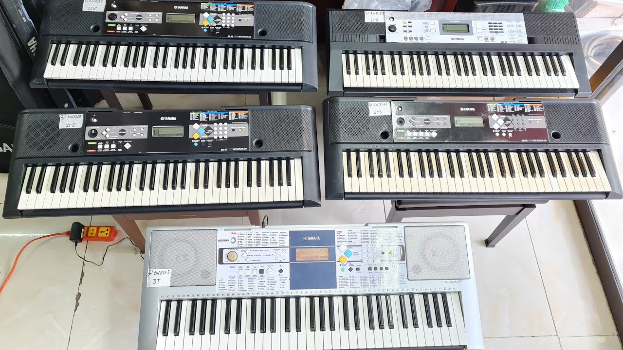 10/8/25 giới thiệu và báo giá bán 5 cây đàn organ YAMAHA hàng Bãi Nhật Bản Lh 0989634982