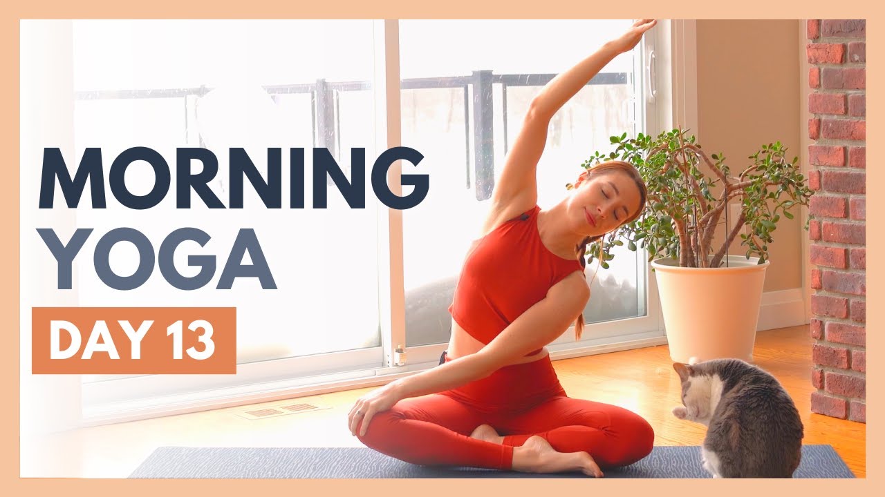 DAY 13: GIVE - 10 min Morning Yoga Stretch &ndash; Flexible Body Yoga Challenge