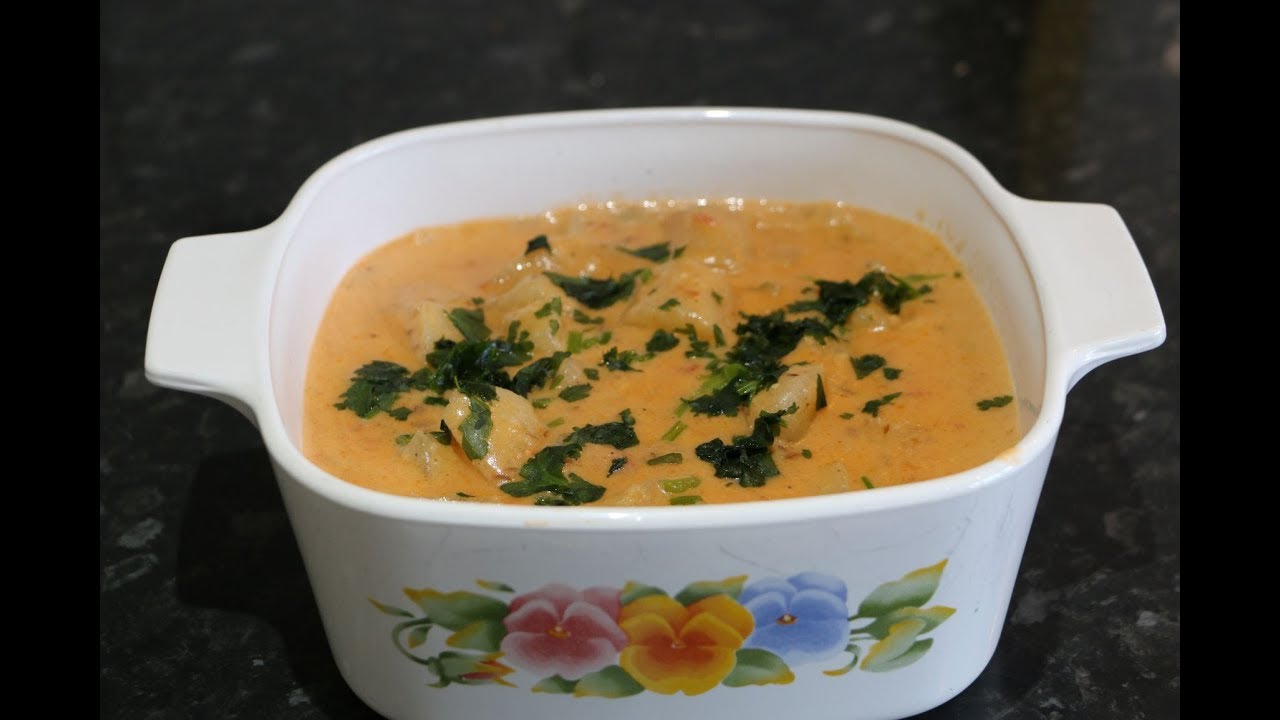 Mogo (Cassava) In Coconut Gravy