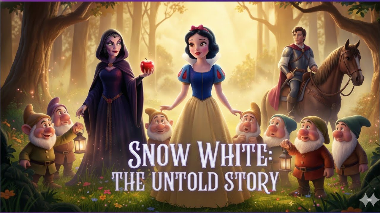 Snow White Story 🍎 | Animated Fairy Tale for Kids & Teens