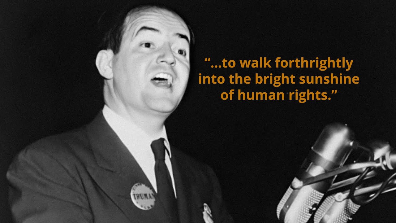 Hubert Humphrey's Civil Rights Speech at 75 | Into the Bright Sunshine | Samuel G. Freedman