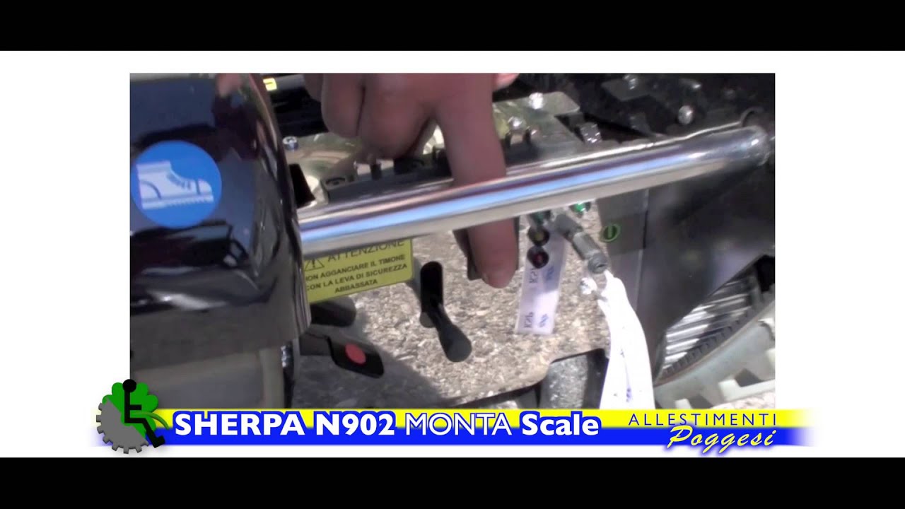Saliscale-Cingolato-SHERPA-N902-Trasportabile-in-Auto