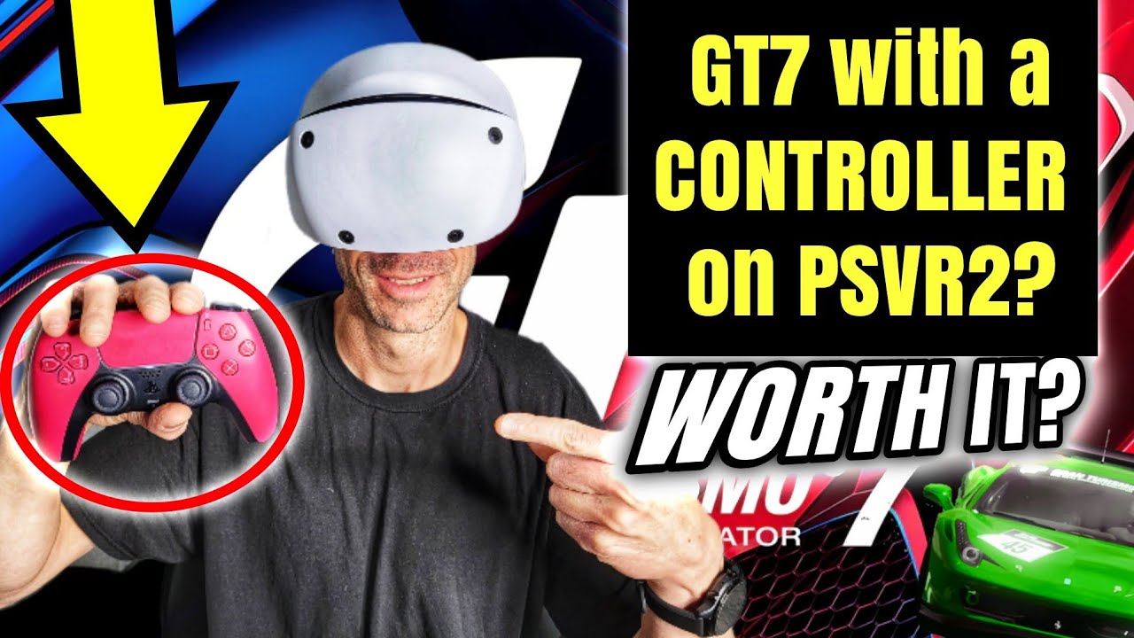 Is PSVR2 Worth it for GT7 if You Only use a Controller? // First Time Trying GT7 with a Controller