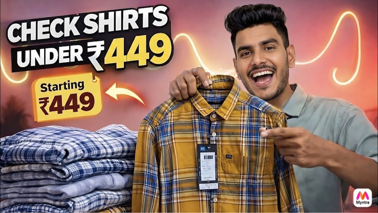 Budget Check Shirts Haul | Starting ₹449 Only