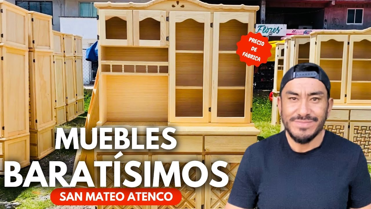 MERCADO DE MUEBLES de San Mateo Atenco 🪵 ¡Buenos, Bonitos y BARATOS! 💸 2025 | Pt. 1