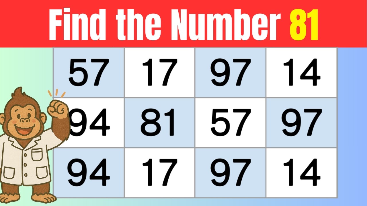 Find the Odd Number | Daily Brain Workout Puzzle