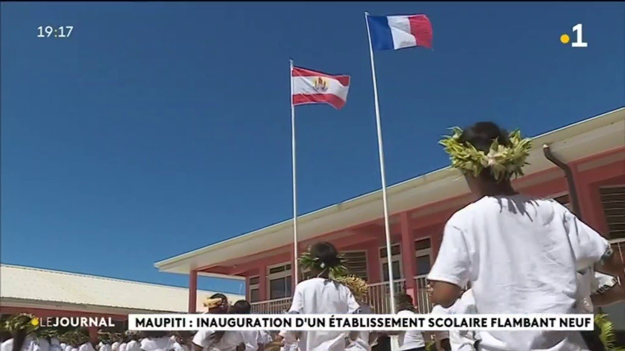 Maupiti, la nouvelle école inaugurée