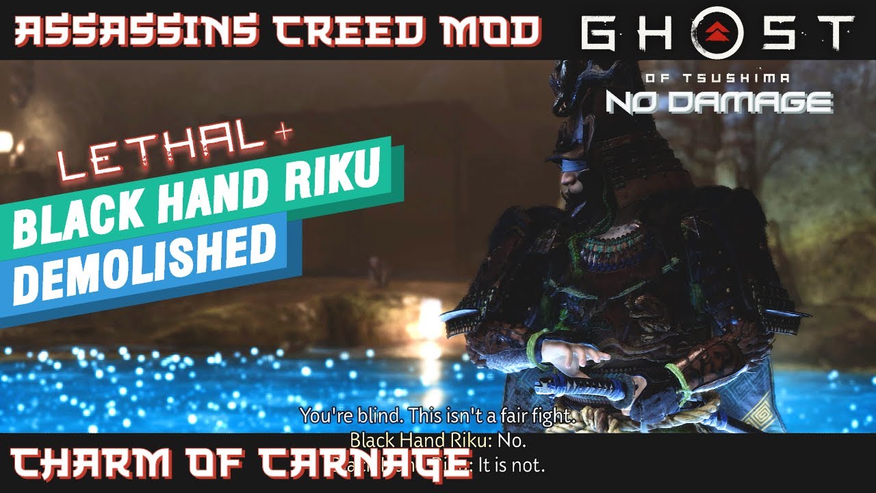 Demolishing Black Hand Riku | Duel in the Pit of Darkness - Ghost of Tsushima (Lethal+)