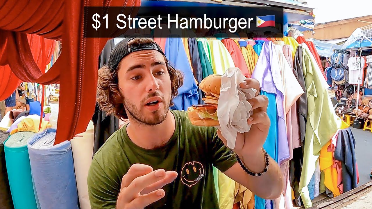 $1 Street Hamburger 🇵🇭