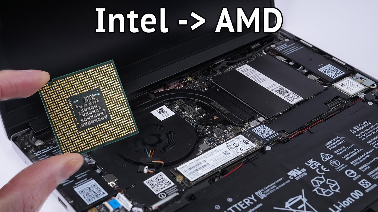 This Laptop Lets You Switch Between Intel & AMD CPU's