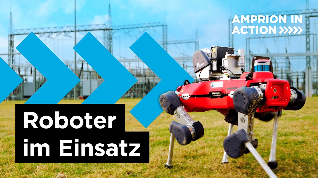 Hightech‑Helfer in der Umspannanlage | Wartung mit moderner Robotik