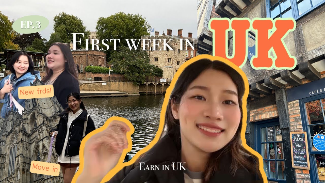 EARN IN UK EP.3 | Vlog ชีวิตนักเรียนไทยในอังกฤษ | สัปดาห์แรกของโทที่ UK 🇬🇧