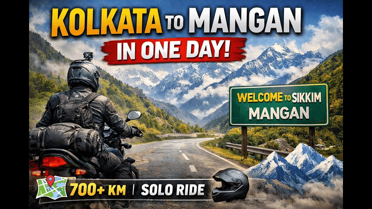 Kolkata to Mangan in One Day | Solo Motorcycle Ride to Sikkim