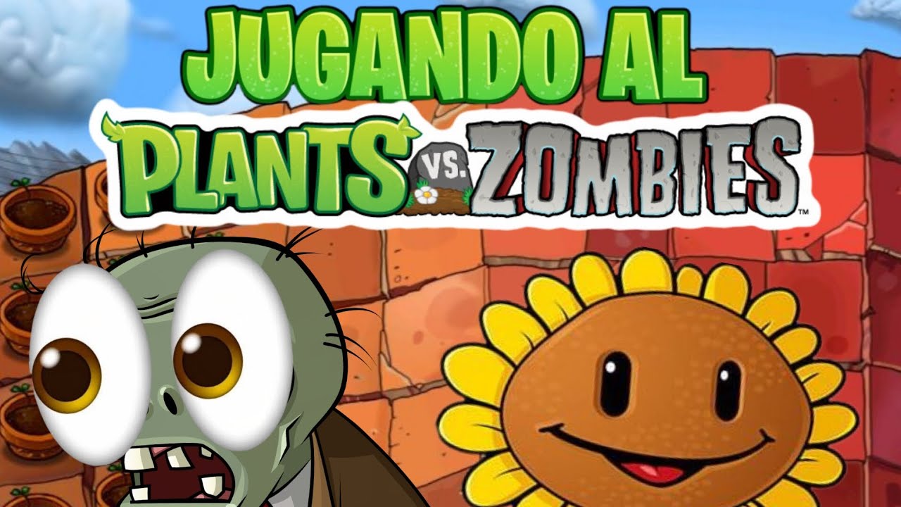 Jugando al PvZ!(Plantas vs Zombies)