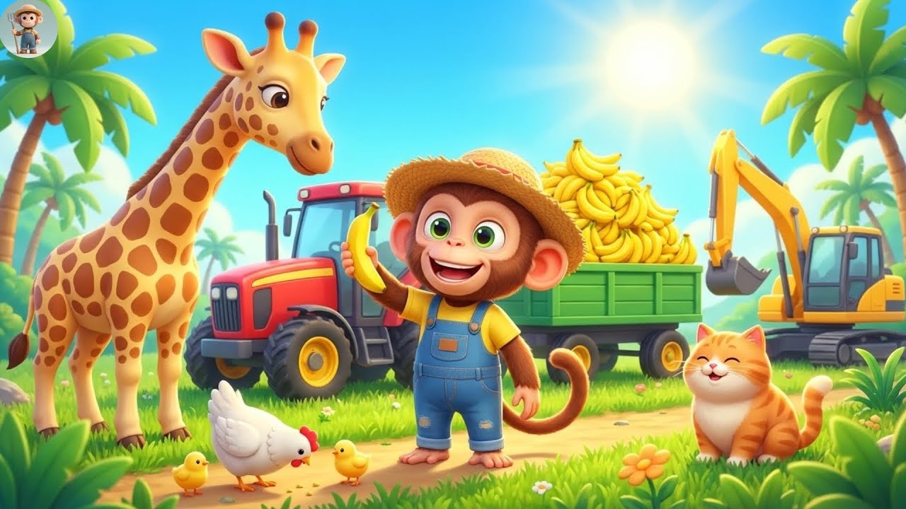 Heartbreaking! Monkey Farmer Saves Bees From Fire Smoke 🚜🐝 | Farm Work