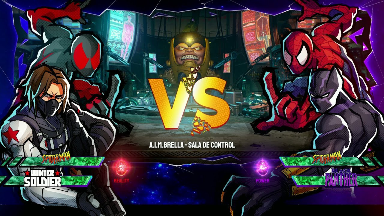 Araña escarlata Vs Spider-Man - Marvel vs. Capcom Infinite Beyond