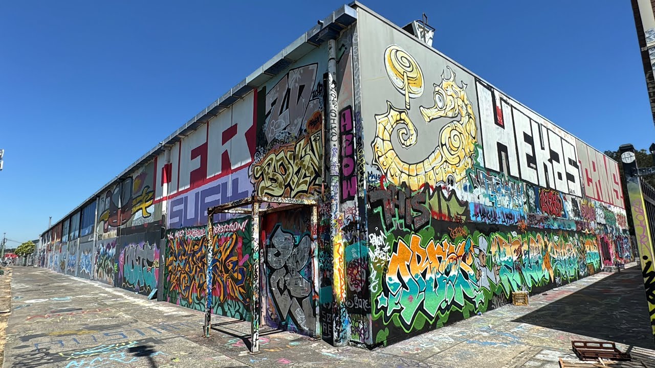 Steel Lane Graffiti Walls ~ Marrickville Sydney Australia -  What’s Up For December 5th 2025 .