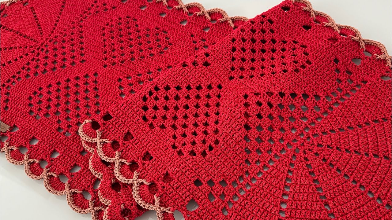 Passadeira de Crochê Oval Simples passo a passo Aula 1