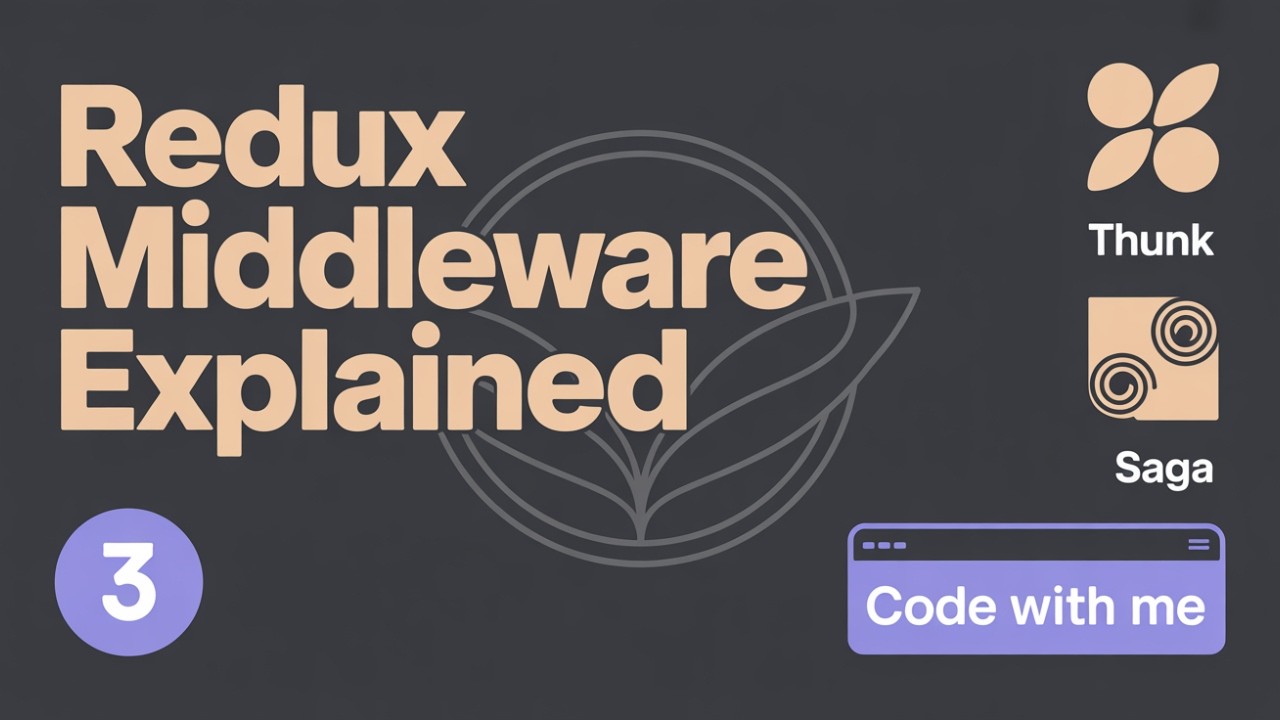 Redux Middleware: Thunk, Saga и Custom Middleware: объяснение | Code With Me